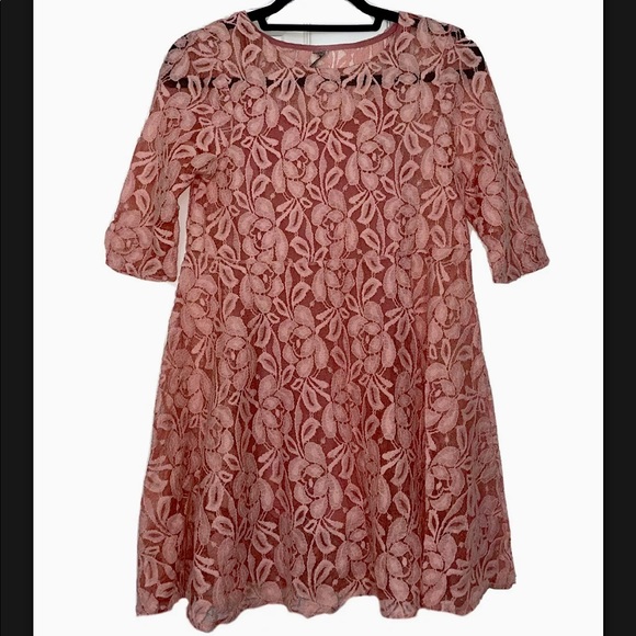 Vintage Free People Lace Dress SLIP INCLUDED - Picture 1 of 1